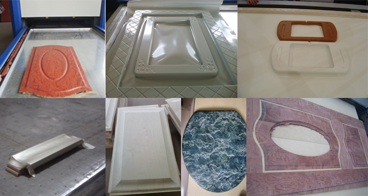 MDF Cabinet Door Vacuum Membrane Press Machine